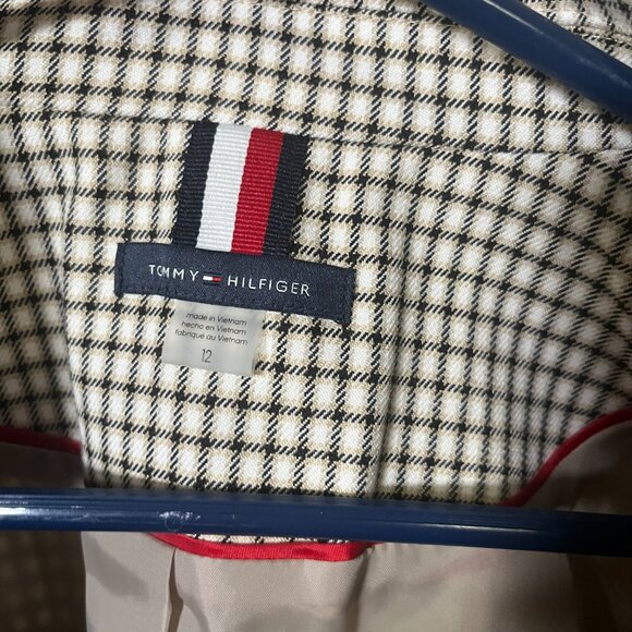 Tommy Hilfiger Women’s Blazer Size 12 Black White Checkered NWOT - Picture 3 of 7